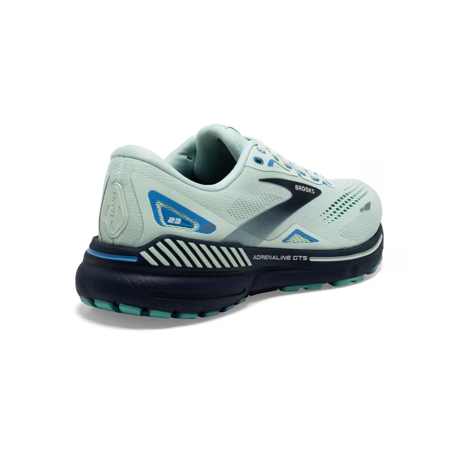 BROOKS W ADRENALINE GTS 23 BLUE GLASS/NITROBLUE display picture 1